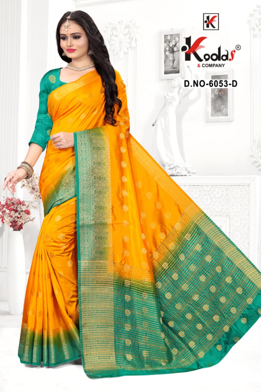 Sirat 6053 Banarasi Silk Festive Wear Designer Saree Collection